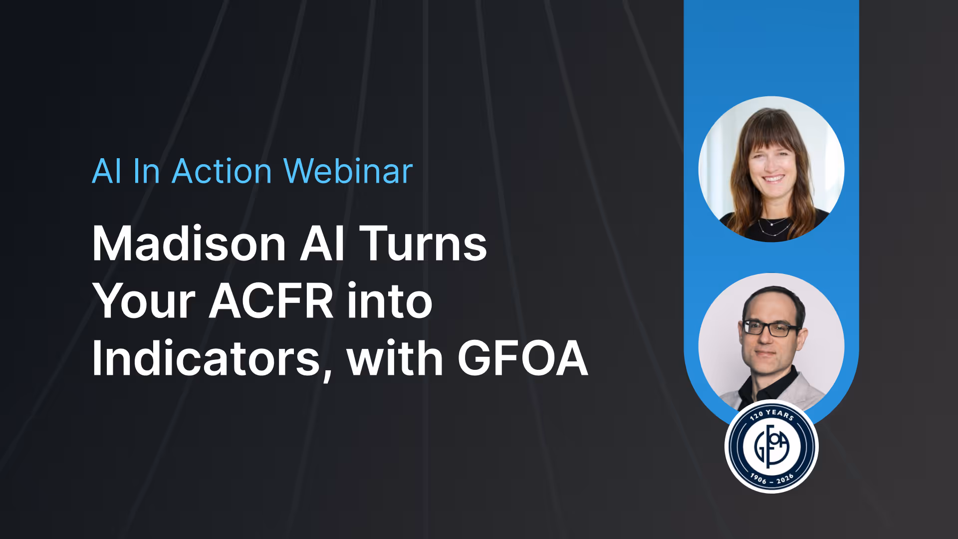 Turning Your ACFR into Indicators, with GFOA