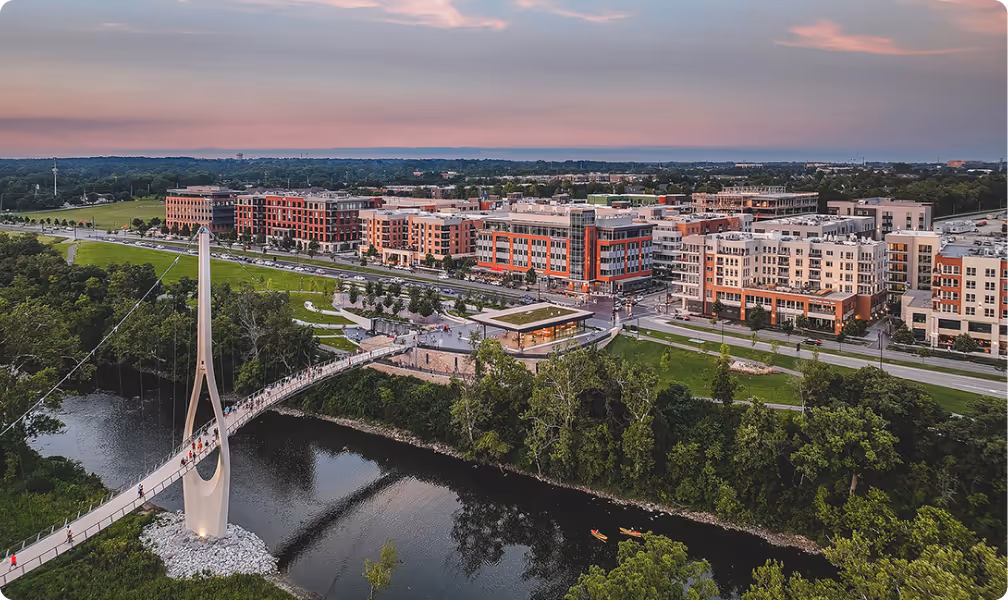 Dublin, Ohio municipal landscape