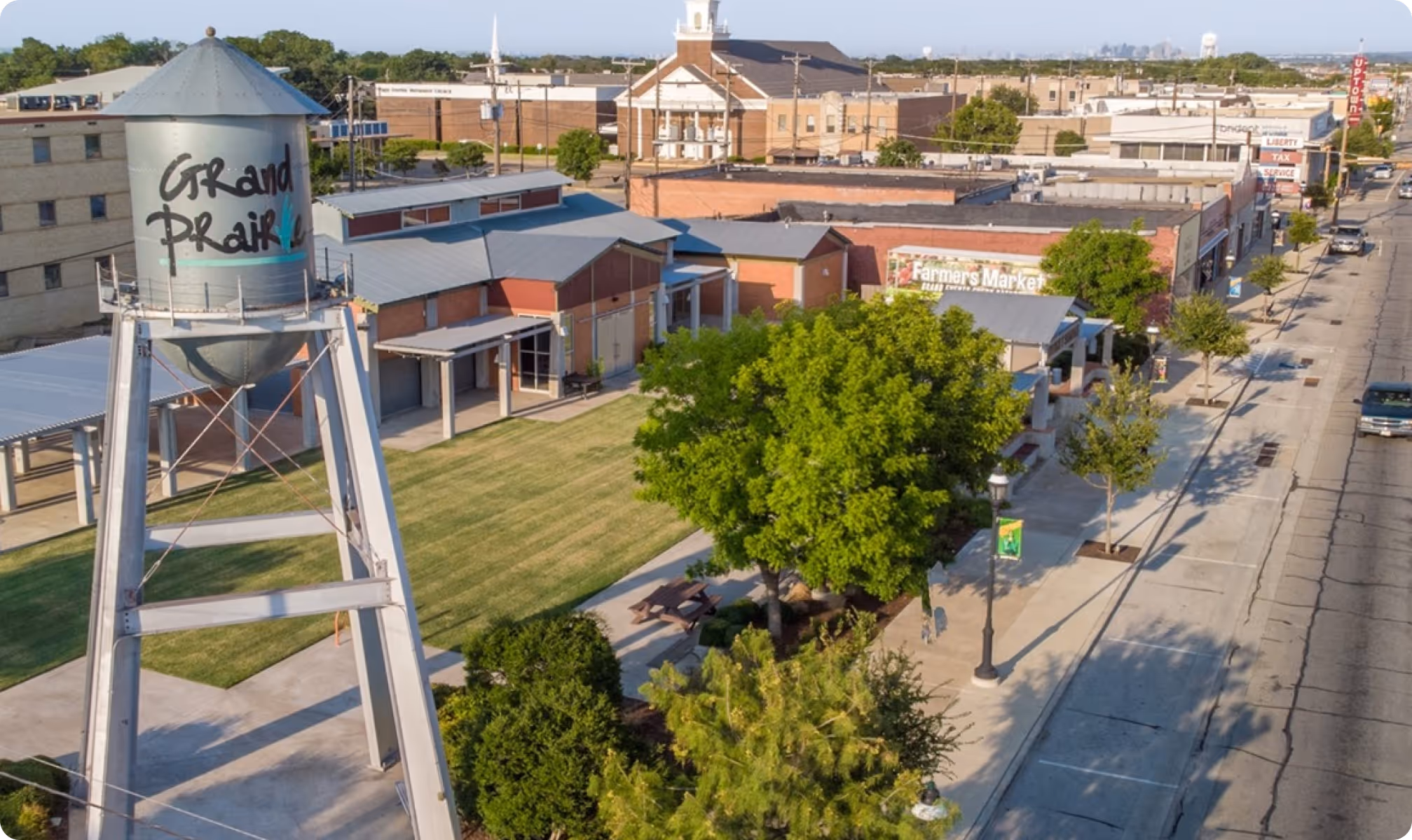 Grand Prairie, Texas municipal landscape