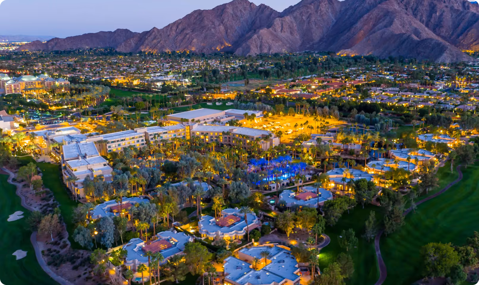 Indian Wells, California municipal landscape