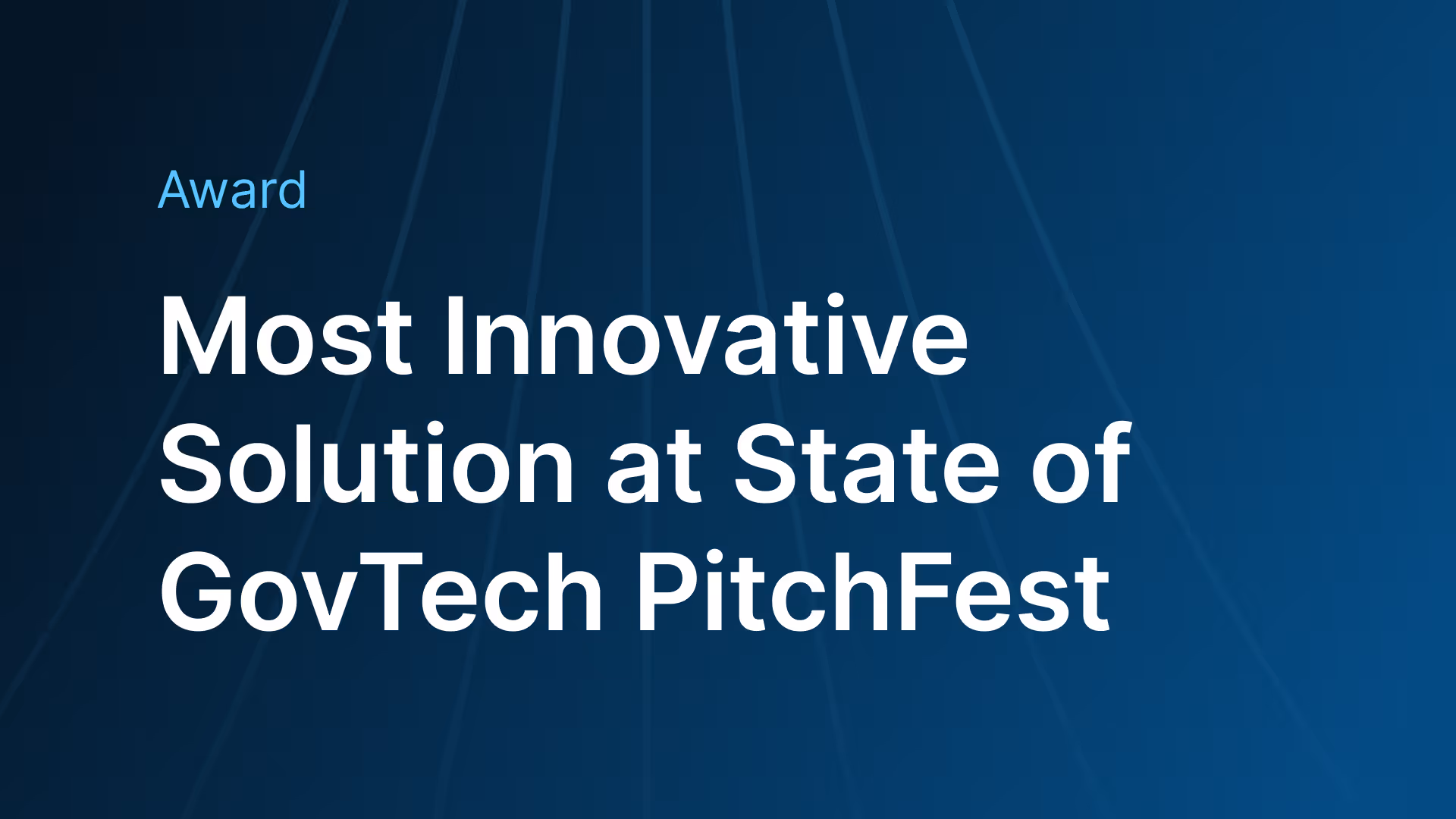 Madison AI receives the Most Innovative Solution award