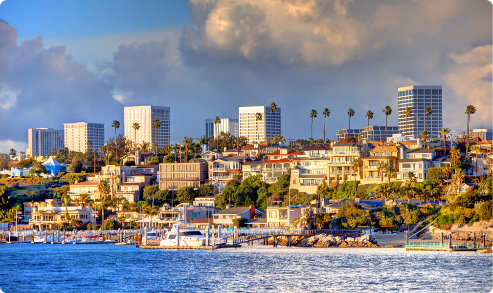 Newport Beach, California municipal landscape