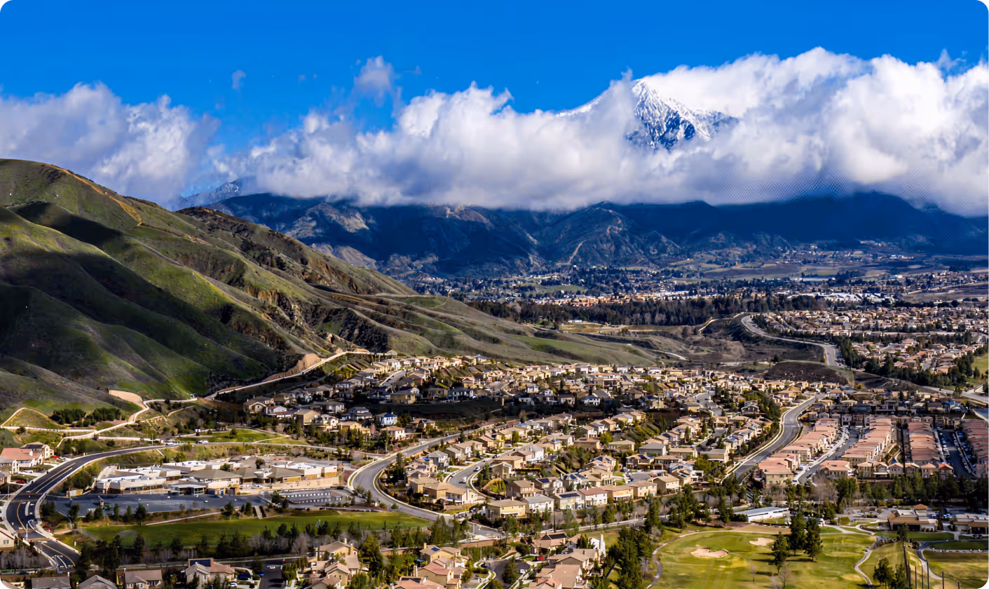 Western Riverside County communities and landscape